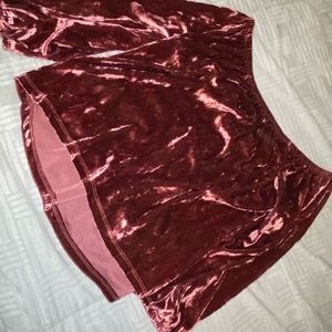 Velvet shirts set